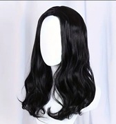 Peruka damska czarna nowa  55cm