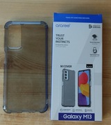 Samsung Galaxy M13 etui Mcover black przezroczyste / czarne