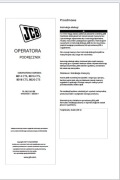 Instrukcja obsługi JCB 8014, JCB 8016, JCB 8018, JCB 8020 CTS   PL