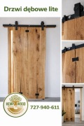 Drzwi Dębowe Styl Loft