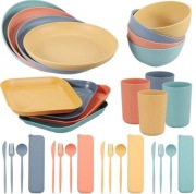 Duży zestaw naczyń kempingowych