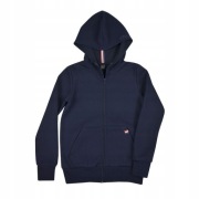 Bluza rozpinana z kapturem granatowa roz. 158