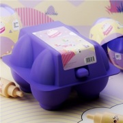 FLUFF Faces EGG HUNT 4 szt WYTŁACZANKA box Mleczko jajko SUPRISE