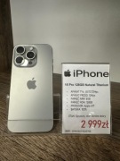 Smartfon Telefon Apple iPhone 15 Pro 128GB Natural Titanium gwarancja