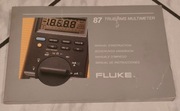 FLUKE 87 TRUE RMS MULTIMETER INSTRUKCJA OBSŁUGI MANUAL 
