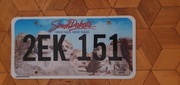 South Dakota tablica rejestracyjna usa oryginal