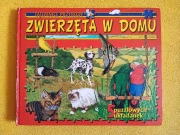 ZWIERZĘTA W DOMU KSIĄŻKA EDUKACYJNA + PUZZLE