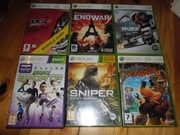 Gry XBOX 360 - 6 szt.