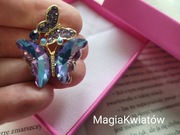 Broszka motyl podwójny j.fiolecik 