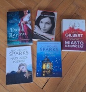 Zestaw 5 książek romans i obyczajowe