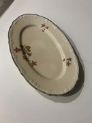 Przedwojenna patera owalna Huta Franciszka