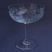 Przepiękny kolekcjonerski secesyjny kieliszek huta Józefina