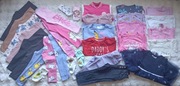Zestaw ubrań dla dziewczynki 92 jeansy bluzy legginsy bluzki m.in H&M Zara 