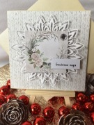 KARTKA ŚWIĄTECZNA handmade w kopercie - personalizowana, ręcznie robiona