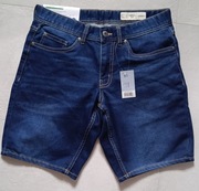 LIVERGY spodenki, bermudy jeansowe męskie z bawełną, rozmiar 48, NOWE.