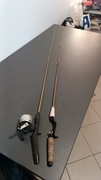 Wędki spinningowe zestaw dwóch sztuk 