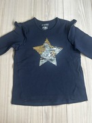 Bluzka z cekinową gwiazdką 104//110 Happy Kids