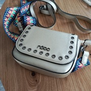 Torebka listonoszka nobo złota z wymiennym paskiem