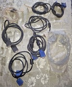 Kable VGA 5 szt i DVI 3 szt jako zestaw
