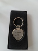 Brelok Serce z grawerem Dzień Kobiet Mężczyzn