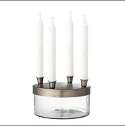 Szklany świecznik Juvena Bloomingville