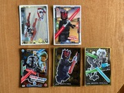 Karty LEGO Star Wars Darth Maul, Kylo Ren, General Grievous