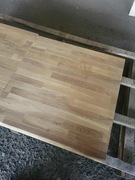 Blat dębowy 28mmx 62cmx62cm-  lite drewno pod umywalkę 