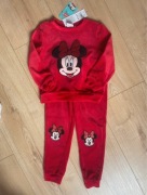 Komplet welurowy dres 104 minnie mouse myszka Minnie