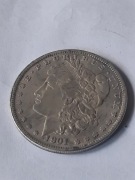 One dollar 1901 r dolar moneta 4cm. Copy 16