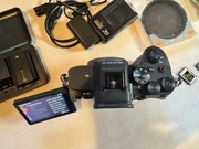 Sony A7IV body - komplet 2 szt bateria, ładowarka,  karty, plecak i torba