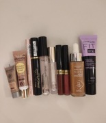 Zestaw Używanych Kosmetyków do makijażu 10 Przedmiotów Cena za komplet