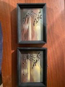 Obrazy w drewnianej ramie