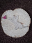 OZDOBA DREWNIANA, PREZENT, WYSTRÓJ RĘCZNIE ROBIONA