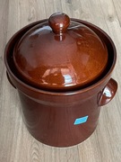 Garnek ceramiczny hermetyczny GU-1906 5l gat.l  BOLESŁAWIEC kamionka 