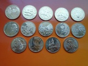 komplet monet 2zł 2010r 14szt jak na foto