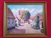 Stary obraz na płótnie Valdemar  Albertsen 1868 -1954