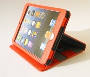 NAVA etui na Ipada mini skóra logo coral