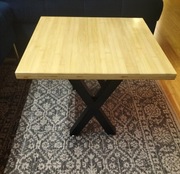 Stolik kawowy blat bambus natury lakierowany