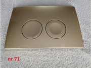 ZAMIENNIK przycisk złoty mat stelaż geberit ze spłuczką DELTA