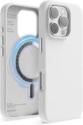 elago Magnetyczne silikonowe etui kompatybilne z iPhone 16 Pro 6.3" (biały)