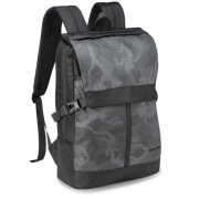 Plecak miejski na laptopa 15,6 - z portem USB - czarny moro Semi Line