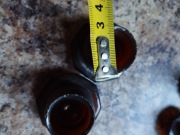 Korek 2szt szklany do butelki aptecznej