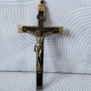 Stary krzyż z Panem Jezusem unikat 