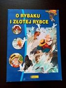 O rybaku i złotej rybce. Książka z bajką połączona z kolorowanką