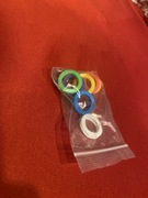 gumowe pokrowce na klucze kolorowe zestaw