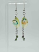 Kolczyki | Stalowe kolczyki z kwiatami