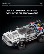 Zestaw konstrukcyjny DeLorean 1:24 405el.