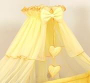 Baldachim do Łóżeczka Pro Cosmo Żółty 