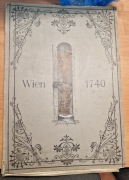 Wiedeń 1740 rok , album z rycinami drukowanym w 1891 r  metodą Lichtdruck