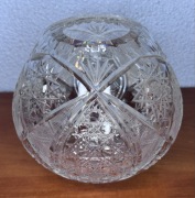 Kryształowa kula bomboniera PRL